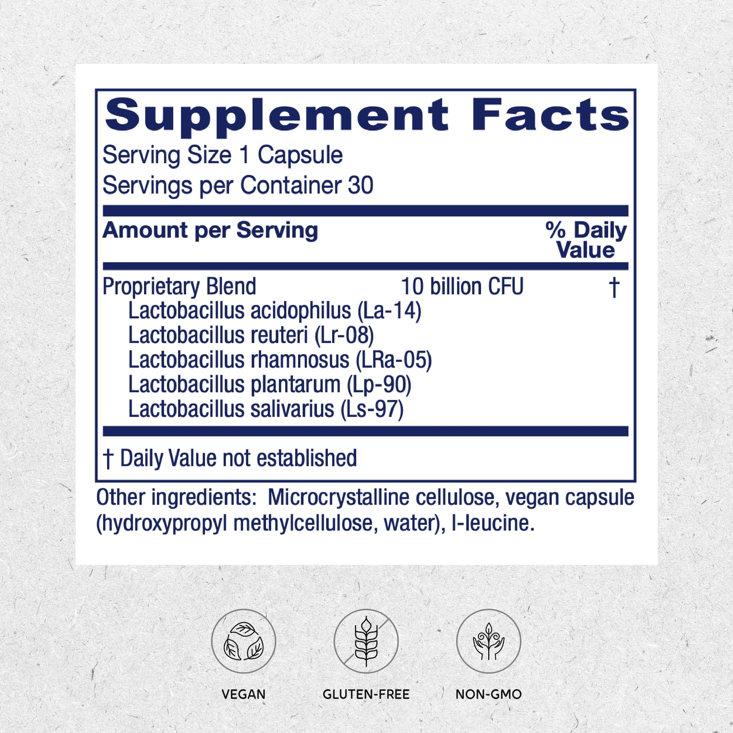 Vitanica FemEcology, Vaginal and Intestinal Probiotic Support, Vegetarian, 30 Capsules