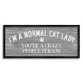 thumbnail image 2 of Stupell Industries I'm a Normal Cat Lady Funny Pet Phrase, 30 x 13, Design by Daphne Polselli, 2 of 5