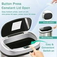 thumbnail image 3 of FDW 13 Gallon Sensor Garbage Can Kitchen, Lid, Stainless Steel 50L Automatic Trash Can for Kitchen Office Bedroom Indoor Trash Bin, 3 of 5