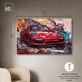 thumbnail image 5 of Porsche Pulse Canvas Lux Car Paintings by Art Remedy, Gallery Wrapped, 54" x 36", 5 of 7