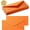 Dark Orange, variant on 50 Pack #10 Business Envelopes with Gold Border, Self Seal Standard Envelopes with Gold Stickers for Office, Checks, Letter Mailing, Invoices, 4 1/8 x 9 1/2 Inches (Cream Color)