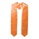 thumbnail image 3 of Estola de graduación Accesorios para togas de graduación Estola de honor de graduación de color sólido Naranja, 3 of 9