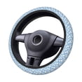 thumbnail image 2 of Uemuo Daisies Flowers Printed Car Elastic Steering Wheel Cover - Universal Car Accessory for Diverse Cars Anti-Slip, and Comfortable- 15", 2 of 8