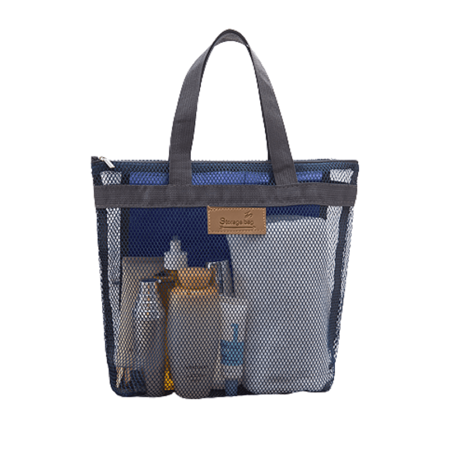 wide mesh tote