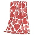 thumbnail image 3 of Bingfone Hearts Print Flannel Fleece Blanket Throw Blanket For Bed,Sofa,Couch,Travel,Camping(50"X40"), 3 of 9