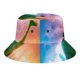 thumbnail image 5 of El Buen Dinosaurio Sombrero bucket para adultos, gorra de protección solar, sombrero de pescador plegable para viajes al aire libre, pesca y actividades de verano, 5 of 6