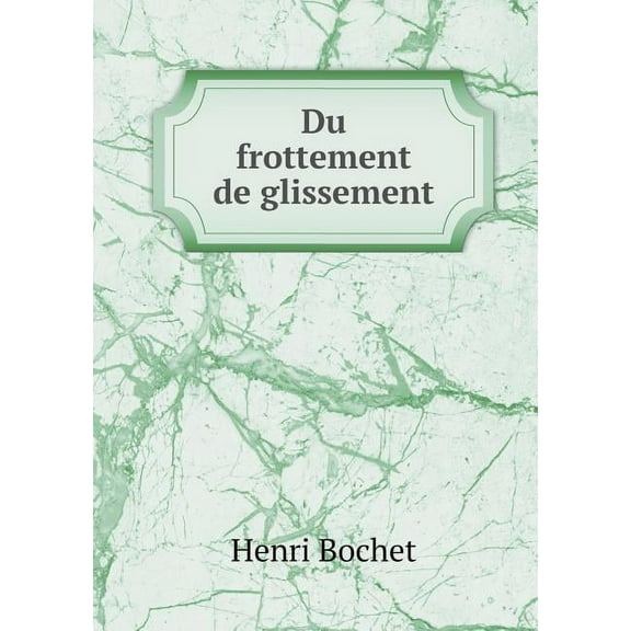 Du frottement de glissement (Paperback)