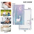 thumbnail image 6 of Yayeee 2 Pack Hand Towels for Bathroom 100% Cotton 16" x 28" Soft Absorbent Kitchen Towel, Purple Night Deer, 6 of 7