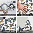thumbnail image 3 of Susaid Watercolor Butterflies Print Doormat,Porch Decor,Housewarming Decor Gift Doormat,Funny Flannel Floor Mat,Funny Doormat 24x16 Inch, 3 of 7