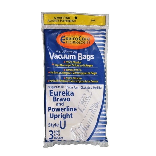 Two 3 Packs Eureka Filteraire Vacuum Bags Style U  57802A 