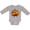 AC-Heather Grey, variant on Big Brother Super Hero Boys Long Sleeve Baby Bodysuit
