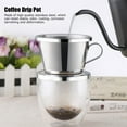thumbnail image 1 of Coffee Drip Filter, Stainless Steel Durable Coffee Filter, for Office Home, 1 of 8