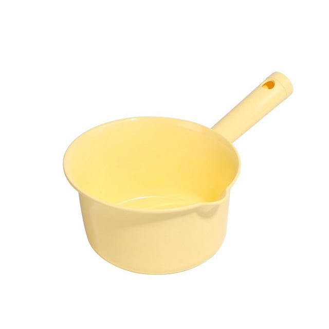 Thickened Plastic Water Ladle, Large Capacity Shower Cup, Smooth Edge Shampoo Bath Scoop, Lightweight Durable Multi-Purpose, for Kitchen Bathroom Kids Bath Cleaning Water Scoop