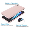 thumbnail image 4 of Tekcoo for iPhone SE 2 2020 / iPhone 7 8 4.7" Cases, Tekcoo Anti-slip Liquid Silicone Gel Rubber Bumper Soft Microfiber Lining Cushion Slim Hard Shell Protective Case Cover -Pink, 4 of 8