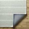 thumbnail image 4 of Hauteloom Zelda Wool Living Room, Bedroom Area Rug - Contemporary - Ash, Metallic Silver - 9' x 12', 4 of 6