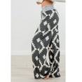 thumbnail image 3 of Pantalones de mujer Pantalones con diseño de lazo de cintura alta Pantalones Poliéster Lavado a máquina para deportes en casa 2050 S, 3 of 5