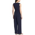 thumbnail image 5 of tredstone Femmes Solide V Cou Jambe Large Combinaison Plissée Taille Haute Sans Manches Body, 5 of 5