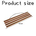 thumbnail image 5 of Modern Magnetic Sawdust Photo Frame DIY Poster Scroll Prints Artwork Hanger Teak Wood 40cm, 5 of 5
