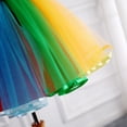 thumbnail image 5 of Vestido de tul de media longitud con arcoíris, malla para actuación en el escenario, ballet, falda de color caramelo, falda sin tirantes, 5 of 5