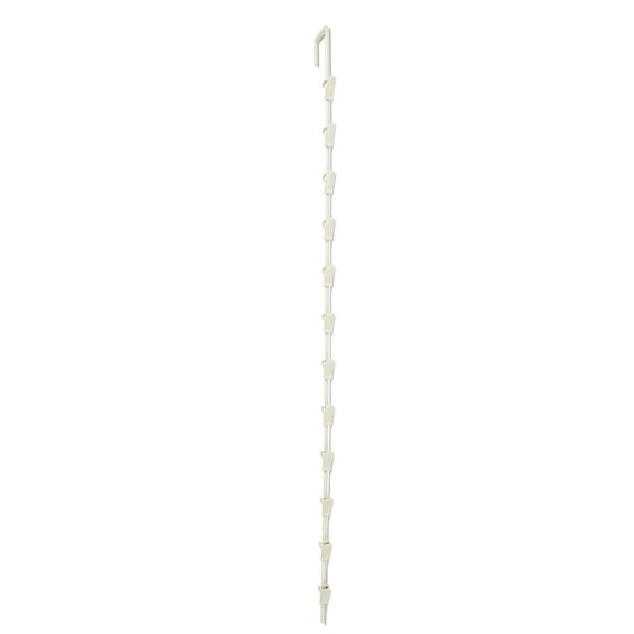 SSWBasics Metal Spring Clip Merchandiser Strip with 12 Hooks – Chip Holder Display Rack for Retail Snacks  Chip Bag Holder & Hanging Display