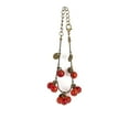 thumbnail image 2 of Douhoow Women Sweet Bracelet Cherry Ruby Decoration Wear Resistant Waterproof Hand Chain, 2 of 8