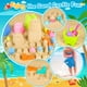 thumbnail image 4 of Castillo de arena REZUCREY de Beach Toys con 4 baldes y palas, 34 piezas, 4 of 6