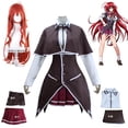 thumbnail image 2 of Peluca de disfraz de Rias Gremory para cosplay de Anime High School DxD, conjunto de fiesta de Halloween de princesa Ruin, 2 of 5