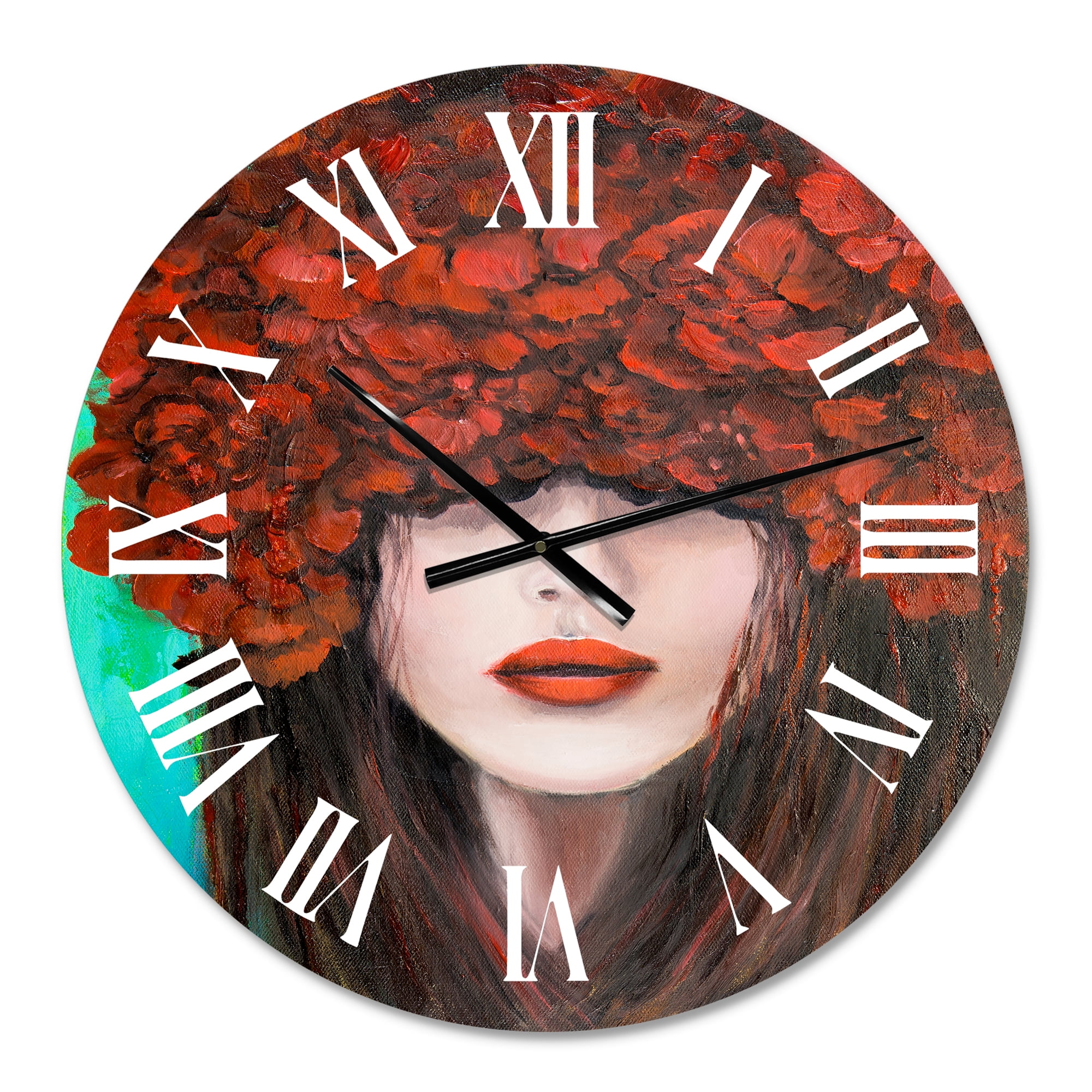 Designart 1 in Quartz Modern and Contemporary Wall Clock