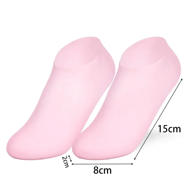 Calcetines hidratantes protectores de silicona para pies Skin-Friend Spa Massage Calcetines de gel hidratante para pies secos y agrietados Cuidado de los pies