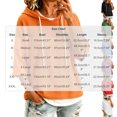 thumbnail image 4 of TGSLY Fall Waffle Hooded Sweatshirt for Women Lightweight Drop Shoulder Long Sleeve Athletic Pullovers Relaxed Casual Solid Color Drawstring Hoodies XXXL, 4 of 8