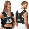 thumbnail image 1 of Chaleco pesado WANOON de 12 libras, ajustable, reflectante, para fitness, 1 of 7