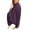 Purple, variant on UJNDER Women's Plus Size Solid Color Casual Loose Yoga Pants Trousers Harem Pant for Comfort Purple M