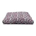 thumbnail image 3 of Fruit Pet House, Cut and Whole Pomegranates Growing on Branch with Green Leaves Pattern, Outdoor & Indoor Portable Dog Kennel with Pillow and Cover, 5 Sizes, Pale Grey Maroon Green, by Ambesonne, 3 of 4