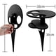 thumbnail image 2 of Mesa de picnic plegable de madera de doble capa para jardín al aire libre, porche, playa, fiesta de té, picnic, negro, 20x30 cm -, 2 of 5