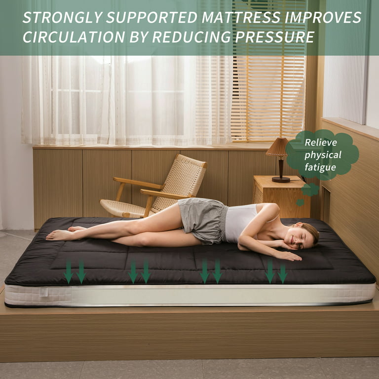 Futon Folding Mattress Topper Full Rv Sofa Bed Matress for Sleeper Cover  New