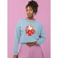 thumbnail image 2 of Corgi Pup In Big Red Mug Sweatshirt Women -Image by Shutterstock, Female x-Large, 2 of 4