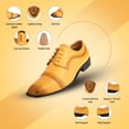 thumbnail image 2 of LIBERTYZENO Men Oxford Style Adult Dress Shoes Mustard 9, 2 of 7
