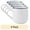 White, variant on Mainstays White Ceramic Coffee Mug with Blue Rim, 11 oz