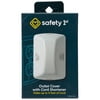 Safety 1ˢᵗ Outlet Cover with Cord Shortener, Ivory White