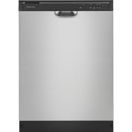 Amana ADFS2524RS 59 dBA Stainless Front Control Dishwasher