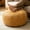 Yellow(no Stuffing), variant on Round Unstuffed Pouf Cover, Faux Leather Storage Ottoman, Boho Moroccan Foot Stool, Multi-Purpose Home Decor for Living Room, Bedroom and Balcony, Yellow, No Filling Included