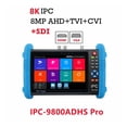 thumbnail image 2 of IPC-9800 Pro Full HD 8MP Cvi Tvi Ahd Cvbs Monitor Camera IP X7inch IPS Touch Screen PTZ Control CCTV Tester ,Easy to Operate, 2 of 7