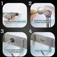 thumbnail image 6 of LNGOOR 8PCS Home Hardware Kitchen and Bathroom Supplies Hook Set (2*Stainless Steel Row Hooks Three Hooks Coat Hooks + 6*Multi-purpose Metal Spring S Hooks), 6 of 6