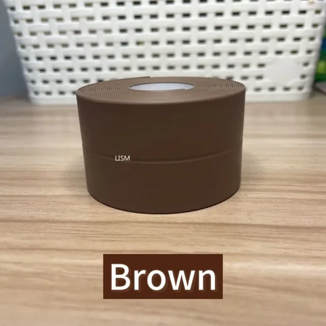 3,8 cm x 3,2 m baño cocina ducha a prueba de agua cinta a prueba de moho fregadero baño tiras de sellado cintas autoadhesivas yeso impermeable