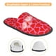thumbnail image 3 of Balery Heart Pantuflas de Casa de Felpa Silenciosas con Diseño Estampado, Zapatillas Cómodas Antideslizantes de Algodón para Interior-Medium, 3 of 8