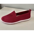thumbnail image 3 of SPATI Women's Knitting Flat Shoes Walking Shoes Comfort Loafers Breathable Mesh Female Round Toe, 3 of 9
