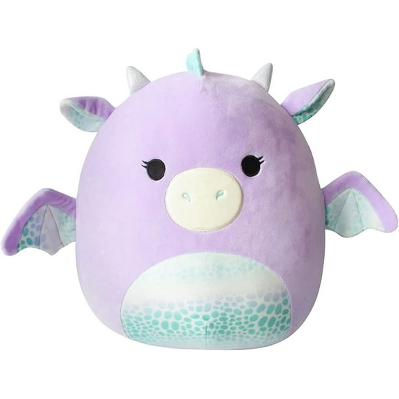 Squishmallows Cute Cuddly 8" Drow The Dragon Plush Toy - Perfectly Sized for All Ages, Warm and Cuddly Fun