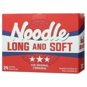 Noodle Long and Soft Golf Balls 24pk, White