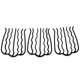 thumbnail image 5 of 3 peinetas laterales para el pelo, horquillas con dientes, accesorios para el cabello para mujer, 5 of 8