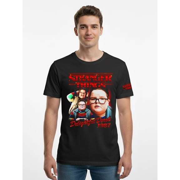 Stranger Things, Men's & Big Men's Graphic Tee, Delightful Derek, Sizes S-3XL